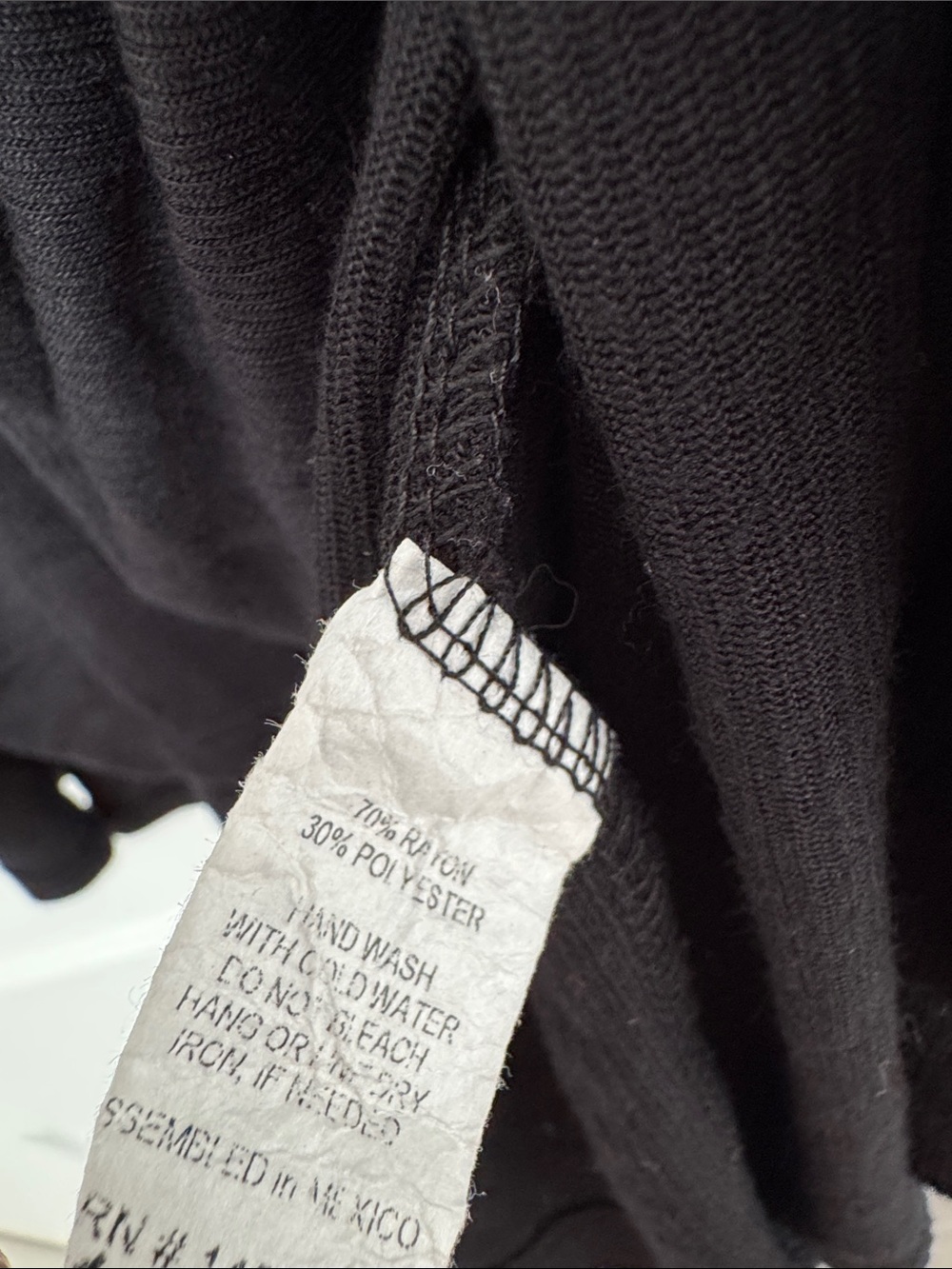 Black Tiered Short Sleeve Ribbed Dress - Picture 4 of 8